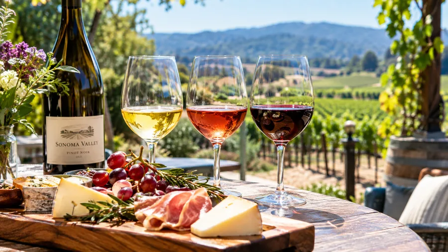 Sonoma Wineries with Food & Wine Pairings